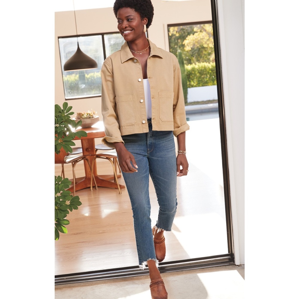 Dl1961 Tilda Shirt Jacket in Khaki. Perfect condition, only worn twice!